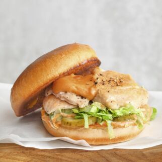 Hähnchen-Burger Sous-Vide Hähnchen-Burger Sous-Vide