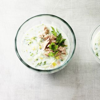 Gurken-Gazpachomit Buttermilch Gurken-Gazpachomit Buttermilch