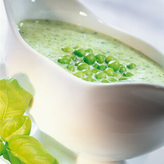 Frische Erbsensauce