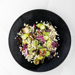 Ofen-Rosenkohl-Salat mit Graupen