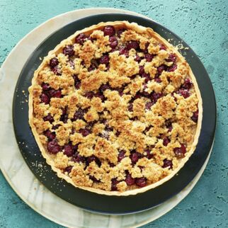 Kirschkuchen mit Streuseln