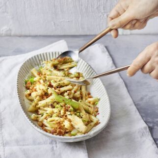Pasta alle briciole 
mit Fenchel