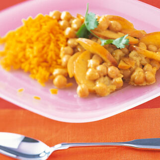 Apfel-Kichererbsen-Curry