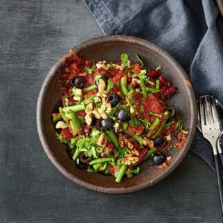 Bohnen mit scharfer Sauce Bohnen mit scharfer Sauce