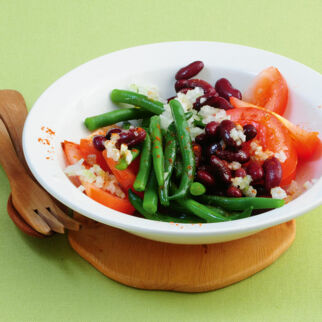 Tomatensalat mit Bohnen Tomatensalat mit Bohnen