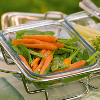 Zuckerschoten-Möhren-Gemüse Zuckerschoten-Möhren-Gemüse