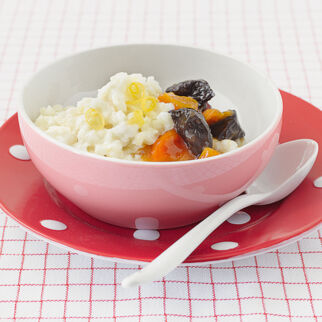 Milchreis mit Backobst Milchreis mit Backobst