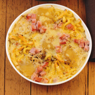 Sauerkrautauflauf mit Spätzle