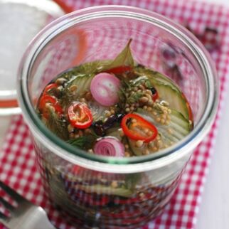 Superschnelle Sandwich-Pickles Superschnelle Sandwich-Pickles