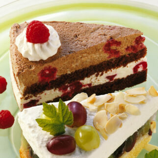 Schokoladen-Himbeer-Torte Schokoladen-Himbeer-Torte