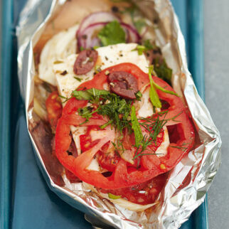 Schafskäse im Päckchen Schafskäse im Päckchen