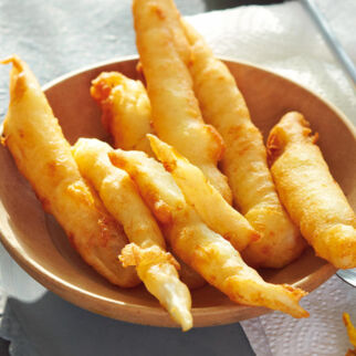 Frittierte Schwarzwurzeln Frittierte Schwarzwurzeln