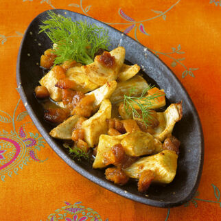 Marinierter Fenchel auf indische Art
