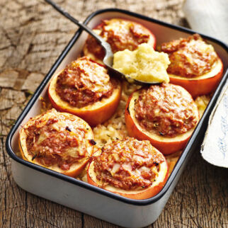 Äpfel mit Kohl-Hackfleisch-Füllung Äpfel mit Kohl-Hackfleisch-Füllung