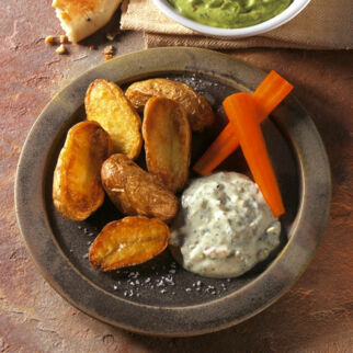 Ofenkartoffeln mit Stippe Ofenkartoffeln mit Stippe