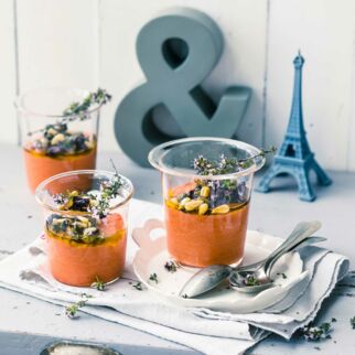 Verrine de poivrons - Paprikaverrine