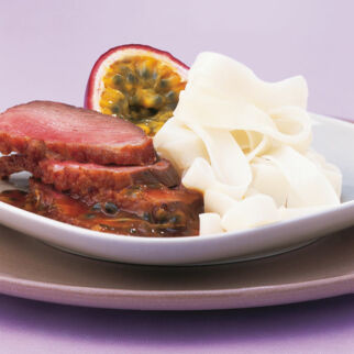 Ente mit Passionsfruchtsauce Ente mit Passionsfruchtsauce