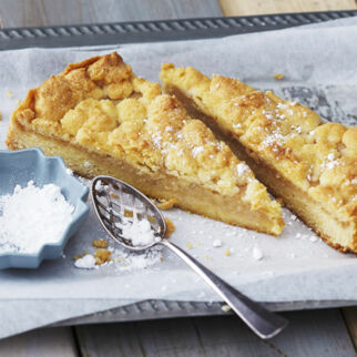 Apfelmus-Krümelkuchen Apfelmus-Krümelkuchen