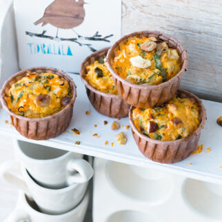 Kürbismuffins mit Schafskäse Kürbismuffins mit Schafskäse