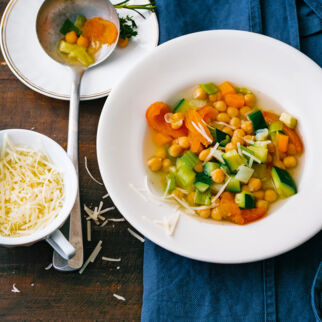 Kichererbsen-Minestrone Kichererbsen-Minestrone