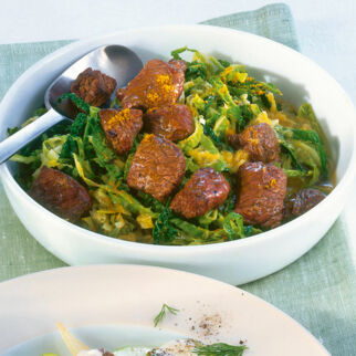 Wirsing mit Rindfleisch Wirsing mit Rindfleisch