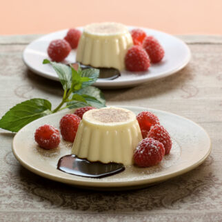 Sahnecreme mit Kaffeesauce Sahnecreme mit Kaffeesauce