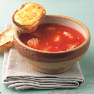 Scharfe Fischsuppe Scharfe Fischsuppe