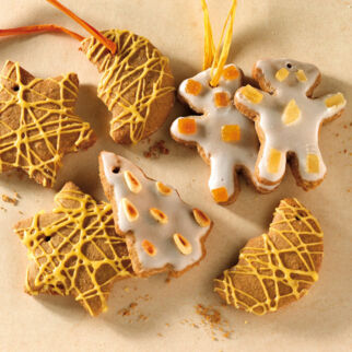 Finnische Pfefferkuchen-Figuren Finnische Pfefferkuchen-Figuren