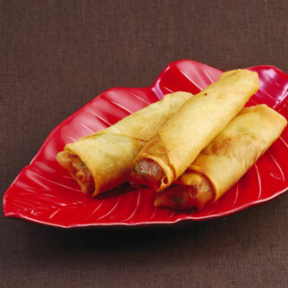 Frühlingsrollen mit grünem Spargel Frühlingsrollen mit grünem Spargel