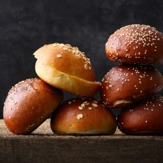 Burger im Bau Brötchen Burger im Bau Brötchen