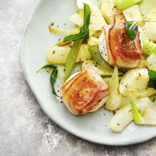 Fenchelsalat mit Ziegenkäse Fenchelsalat mit Ziegenkäse