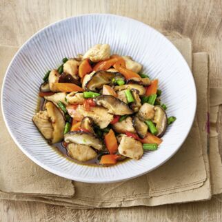 Hühnertopf mit Pilzen Hühnertopf mit Pilzen