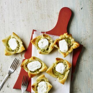 Mini-Quiches mit Ziegenkäse