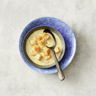 Vegane Süsskartoffelsuppe