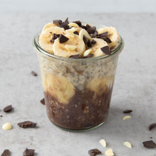 Bananen-Schoko-Overnight Oat Bananen-Schoko-Overnight Oat