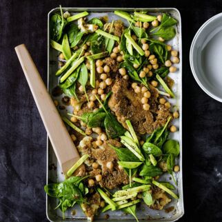 Kichererbsen-Blumenkohl-Salat mit Dukkah