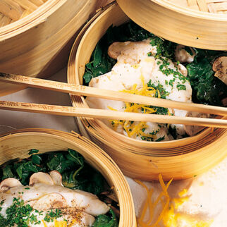 Zander im Zitronendampf Zander im Zitronendampf