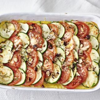 Tomaten-Zucchini-Polenta Tomaten-Zucchini-Polenta