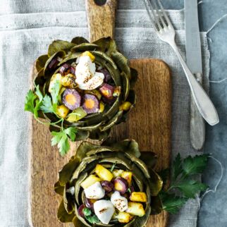 Gefüllte Artischocken Gefüllte Artischocken