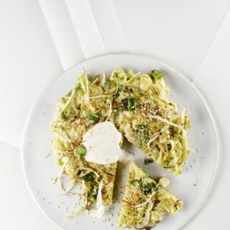 Japanischer
Kohl-Pfannkuchen Japanischer
Kohl-Pfannkuchen