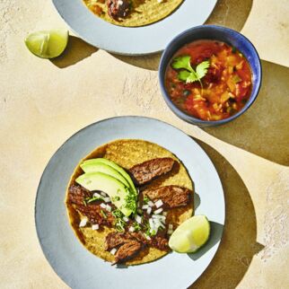 Tacos mit Flankensteaks Tacos mit Flankensteaks