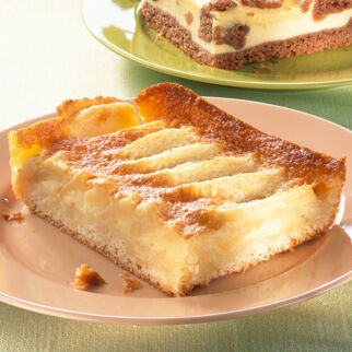 Hefekuchen mit Apfelrahmguss Hefekuchen mit Apfelrahmguss