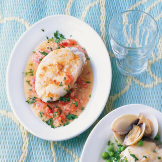 Seehecht auf andalusische Art Seehecht auf andalusische Art