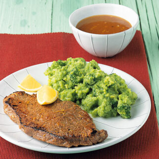 Zitronen-Knoblauch-Steaks Zitronen-Knoblauch-Steaks