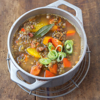 Linsen-Kürbis-Eintopf Linsen-Kürbis-Eintopf