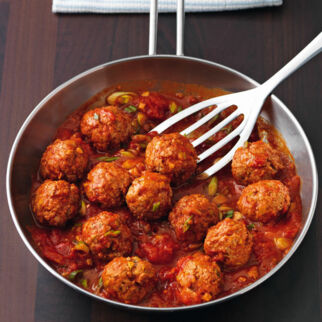 Hackbällchen mit Sherrysauce Hackbällchen mit Sherrysauce