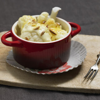 Überbackener Blumenkohl Überbackener Blumenkohl