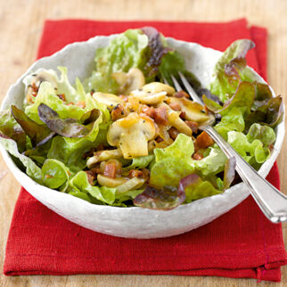 Eichblattsalat mit Speck Eichblattsalat mit Speck