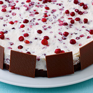 Preiselbeer-Sahne-Torte Preiselbeer-Sahne-Torte