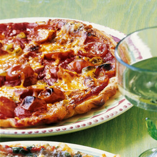 Feurige Tex-Mex-Pizza Feurige Tex-Mex-Pizza